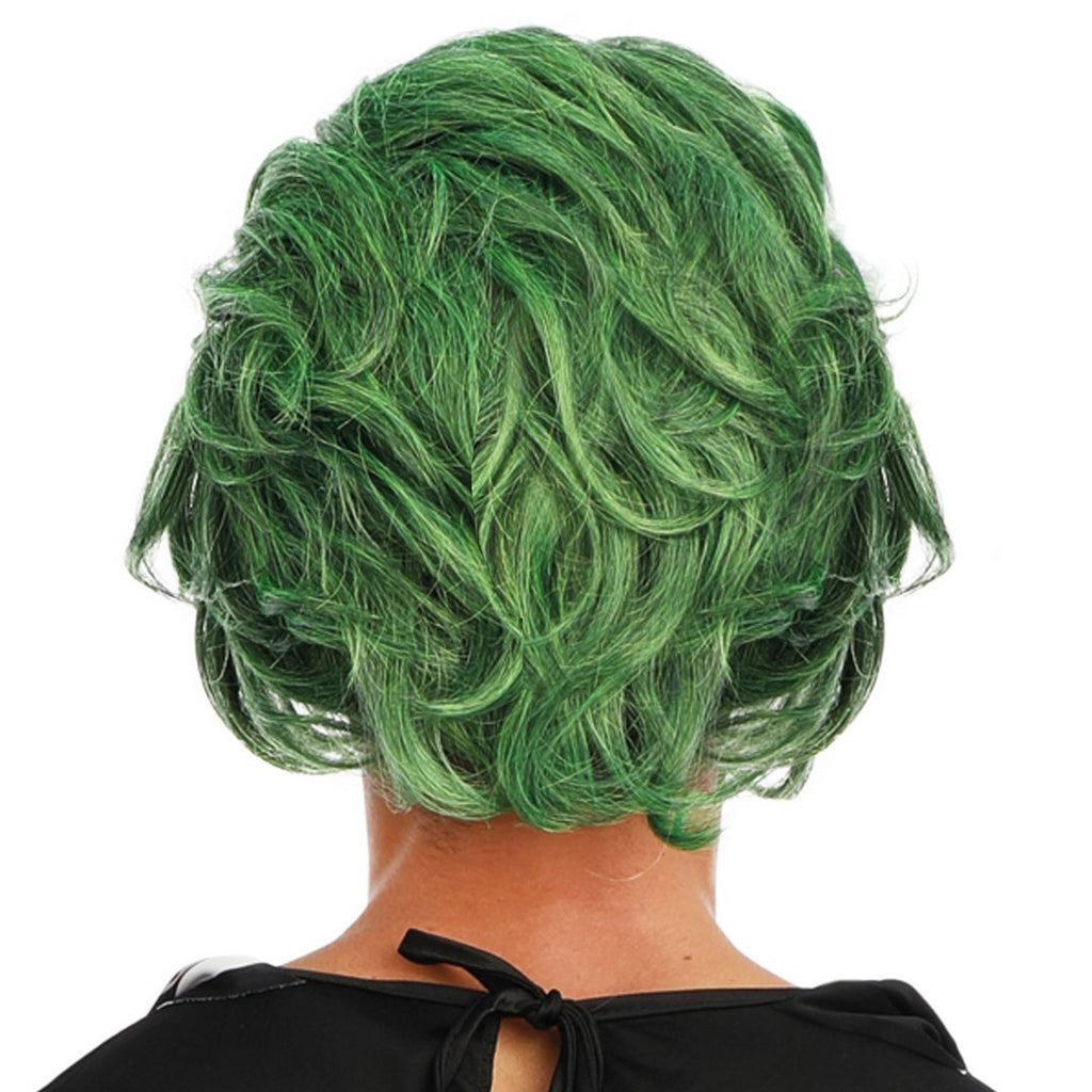 Perruque de clown diabolique - vert