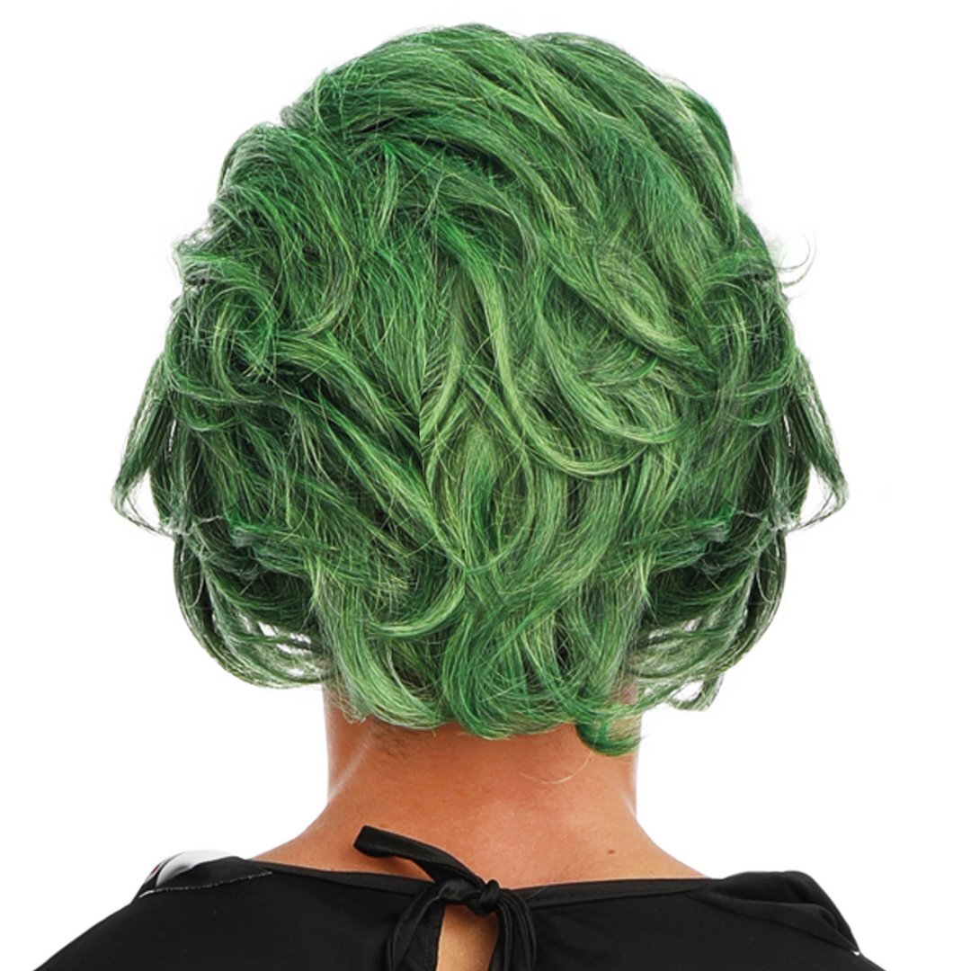 Perruque de clown diabolique - vert