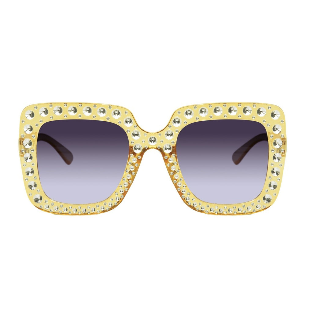 Lunettes disco - or