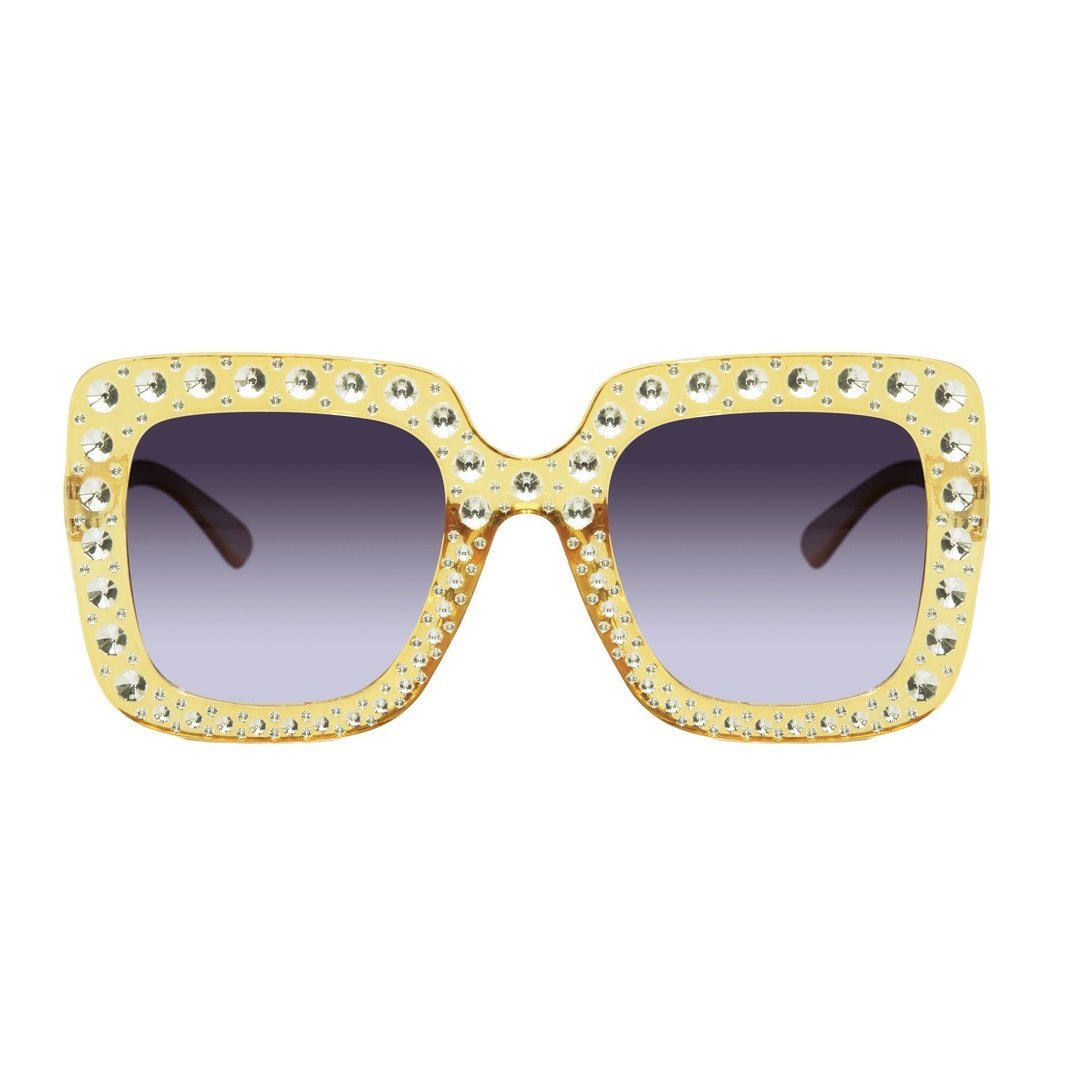 Disco-Brille - gold