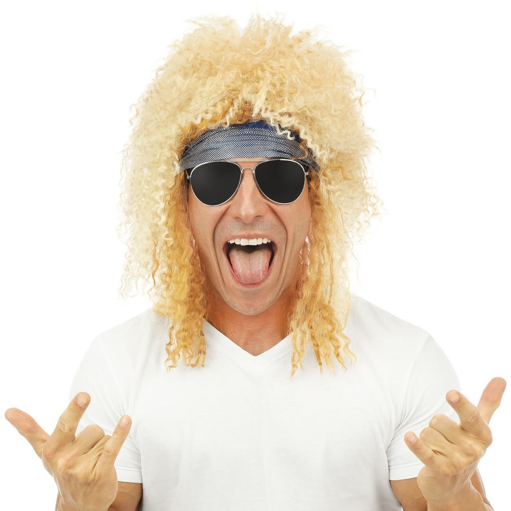 Perruque chanteur rock