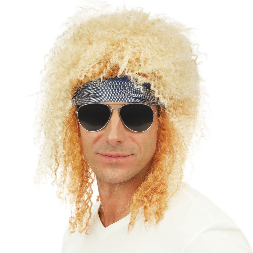 Perruque chanteur rock