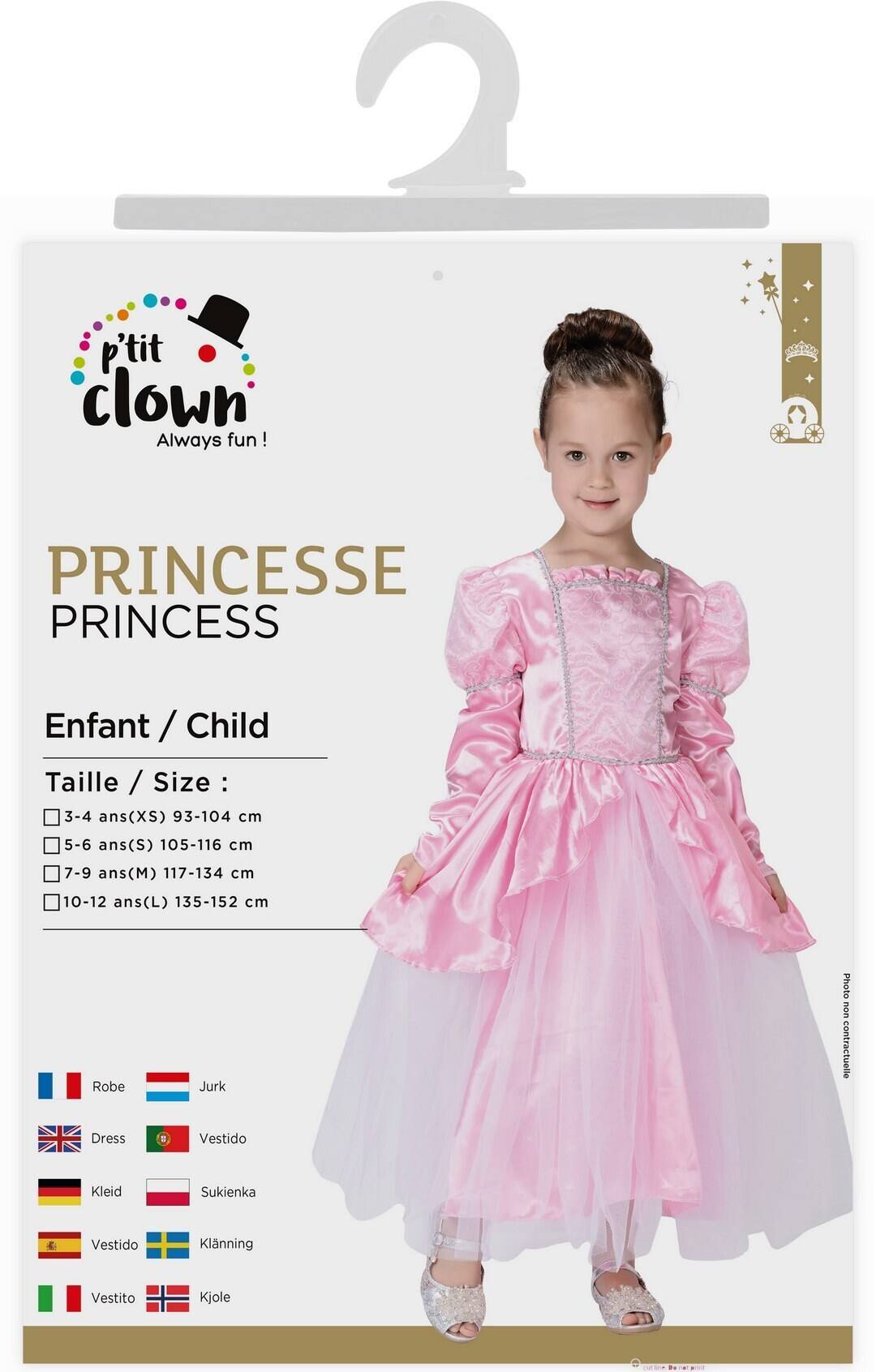 Prinzessinnenkostüm – Kind – rosa