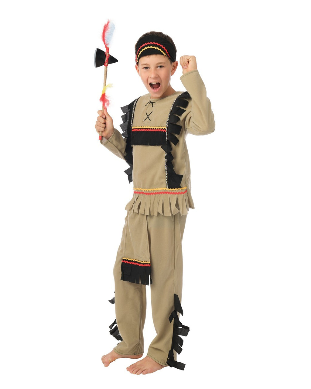 Indianerkostüm - Kinder - beige