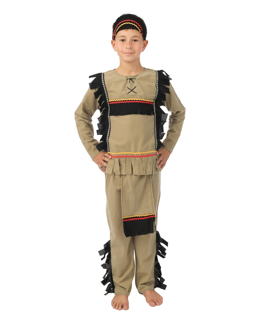 Indianerkostüm - Kinder - beige