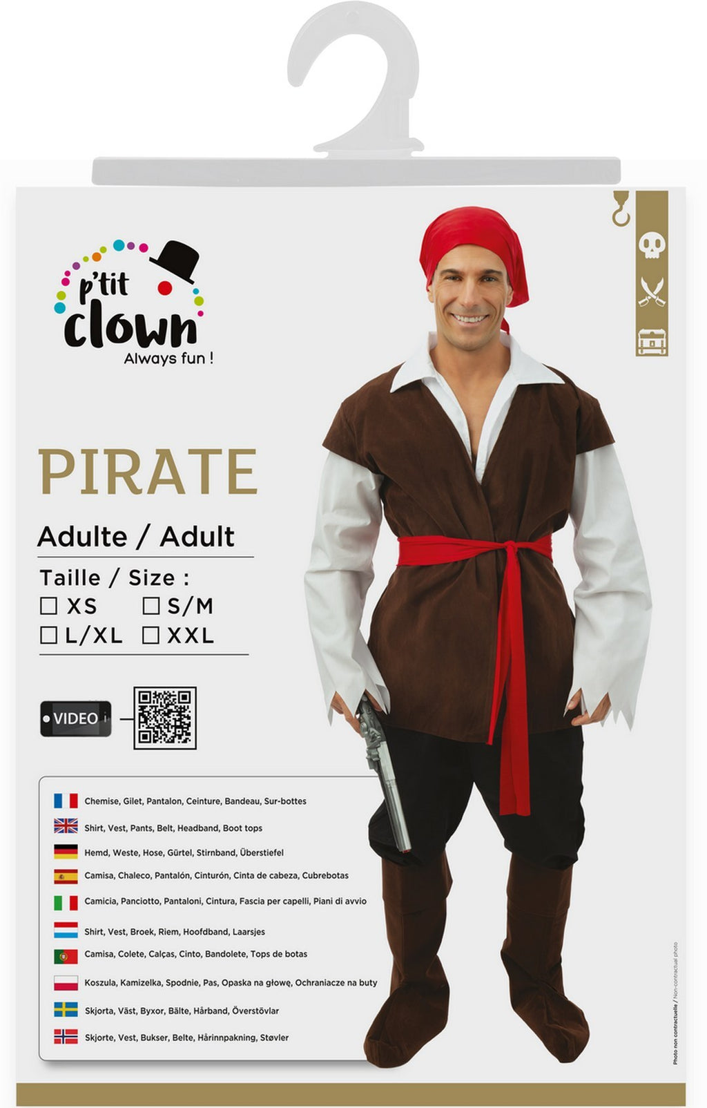 Piratenkostüm – Erwachsene