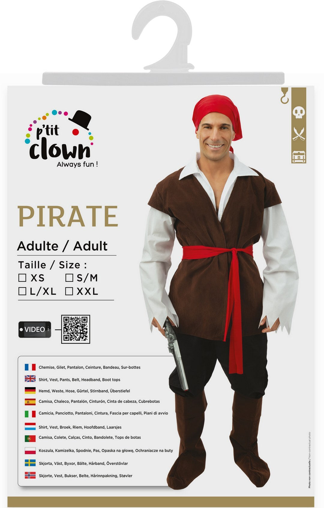 Piratenkostüm – Erwachsene