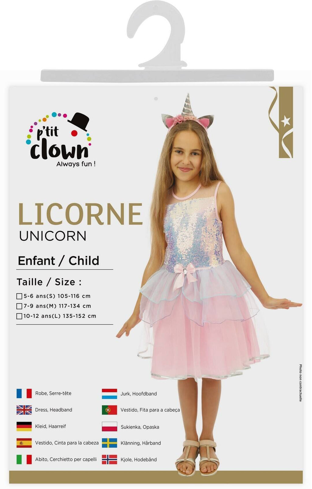 Einhorn-Kostüm - rosa - Mädchen