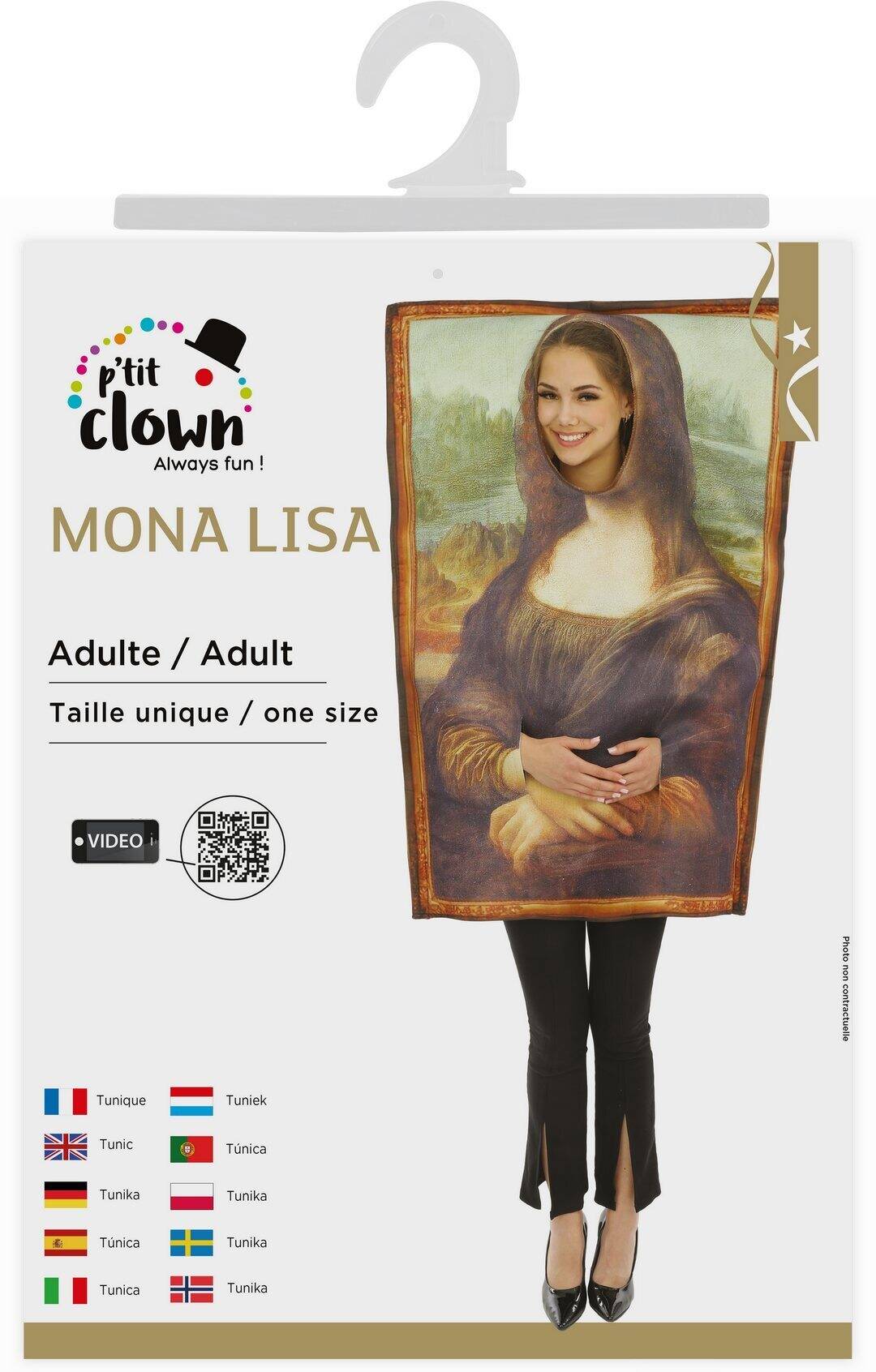 Costume Mona Lisa - adulte