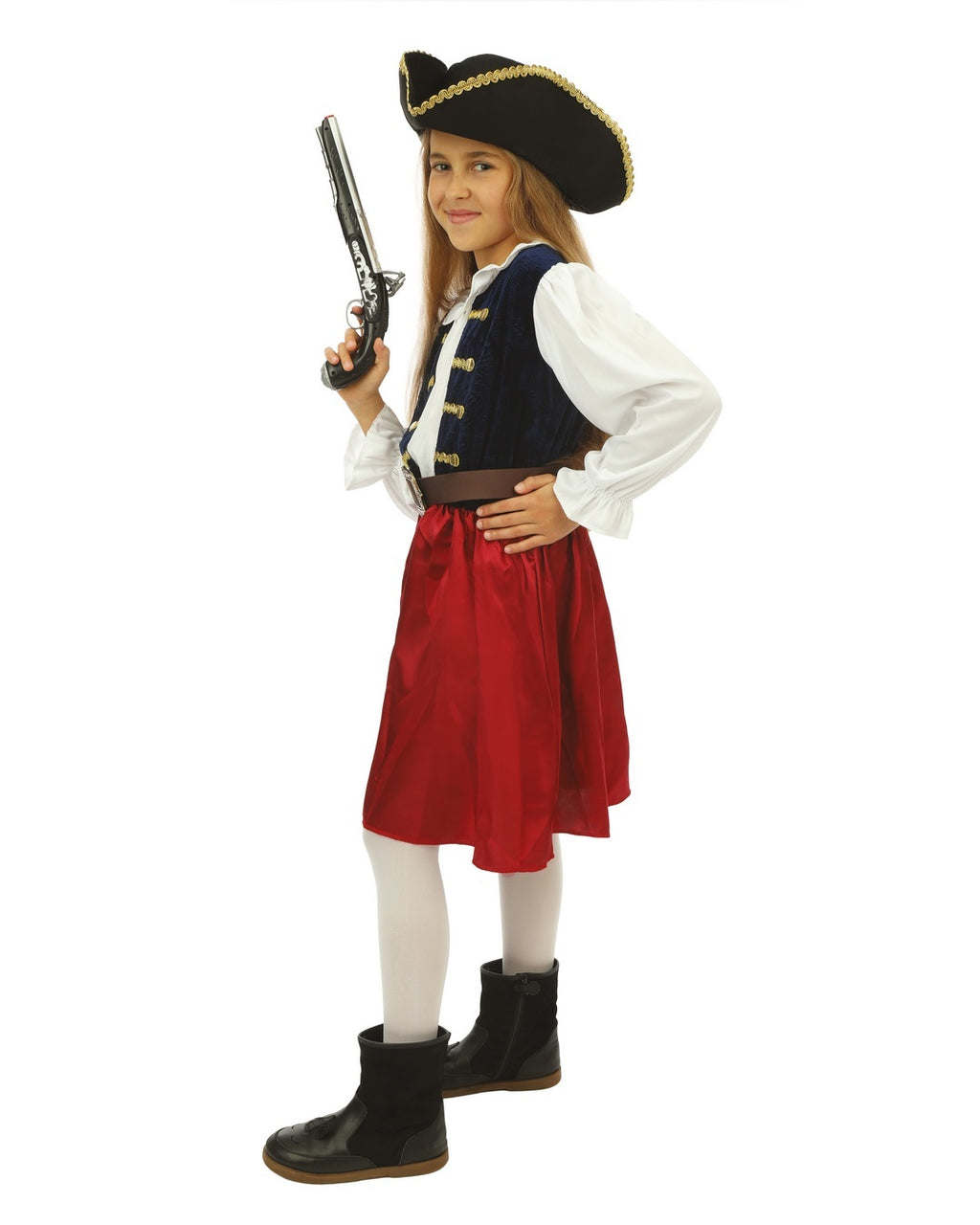 Piratenkostüm - blau - Mädchen