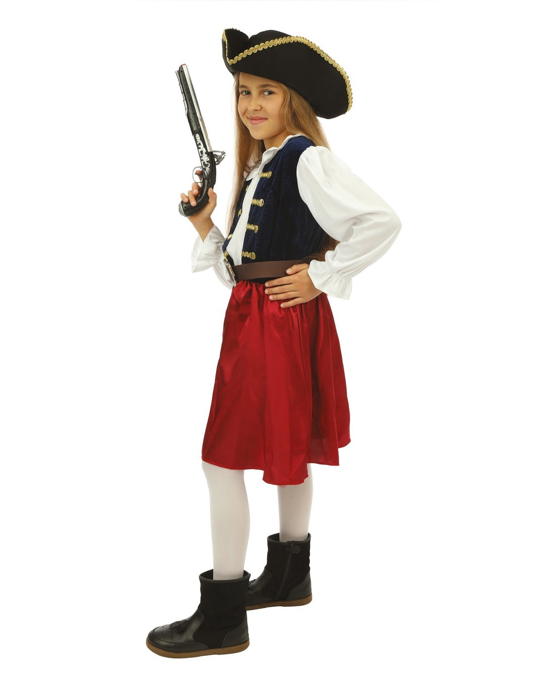 Piratenkostüm - blau - Mädchen