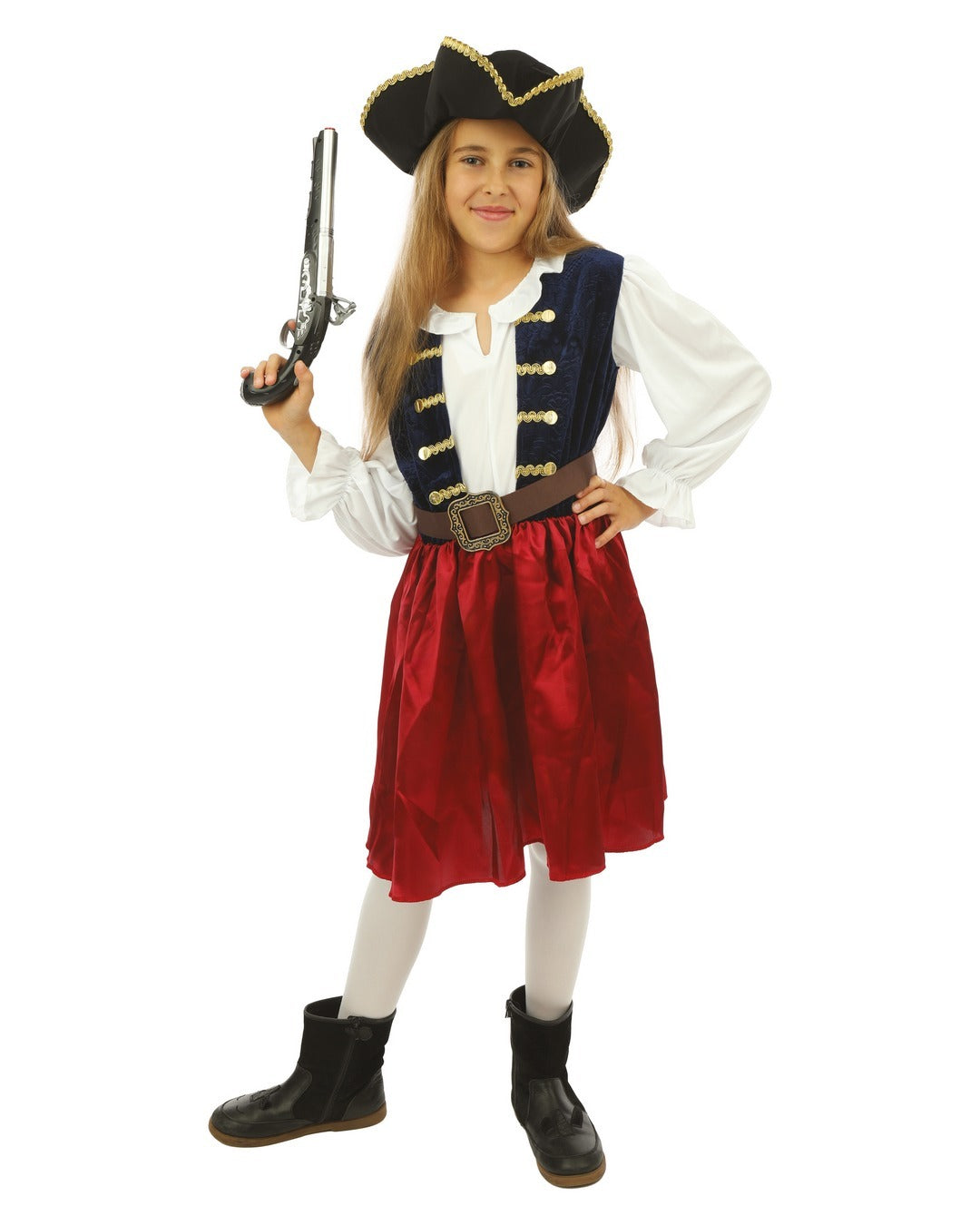 Piratenkostüm - blau - Mädchen