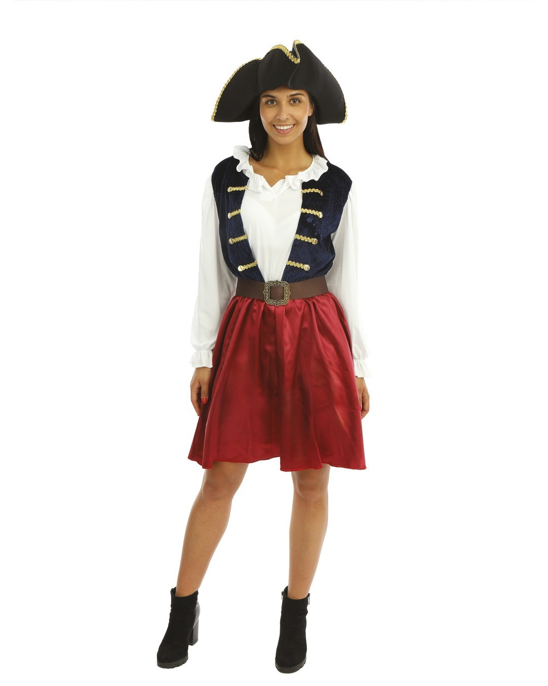 Piratenkostüm - blau - Damen