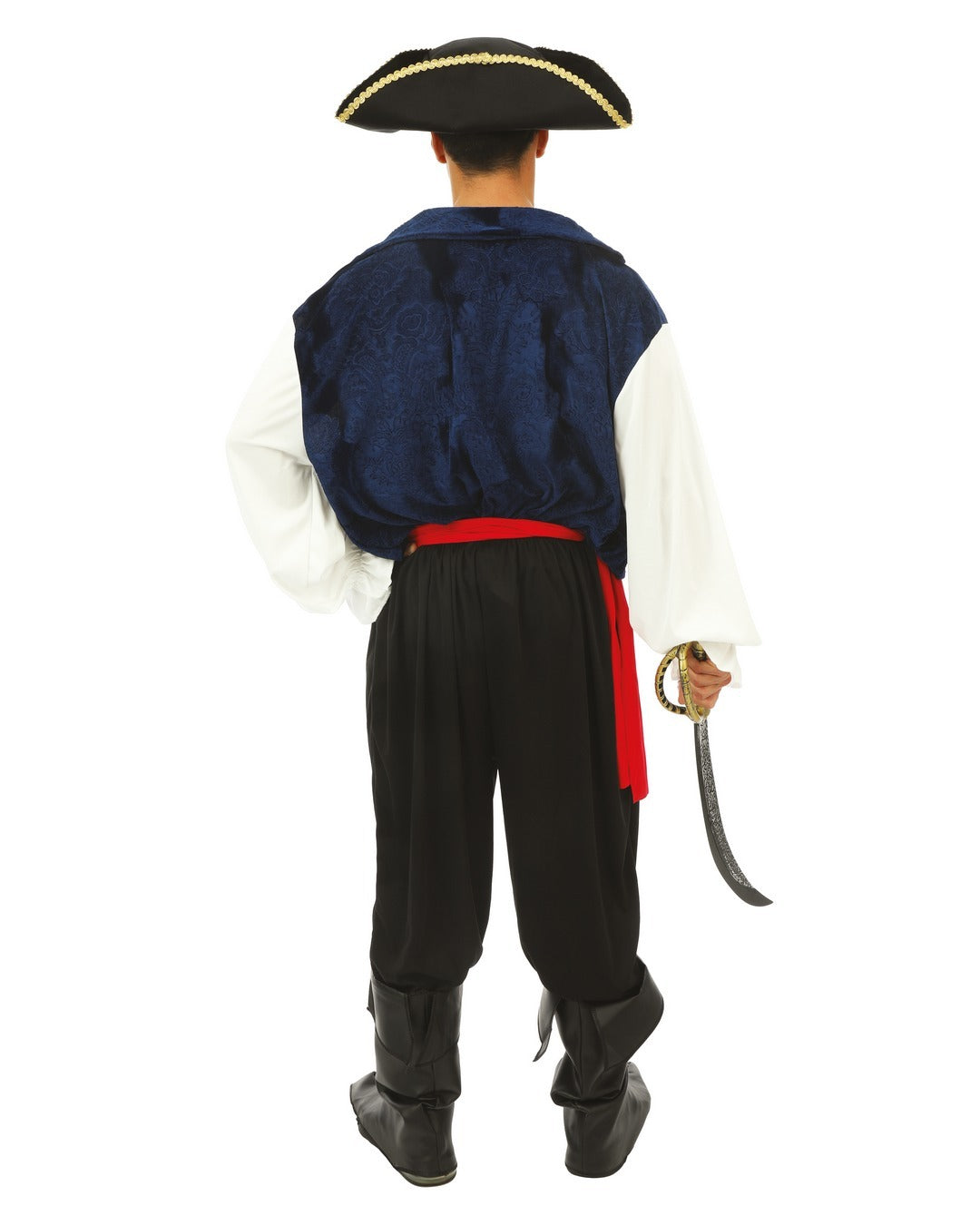 Piratenkostüm - blau - Herren