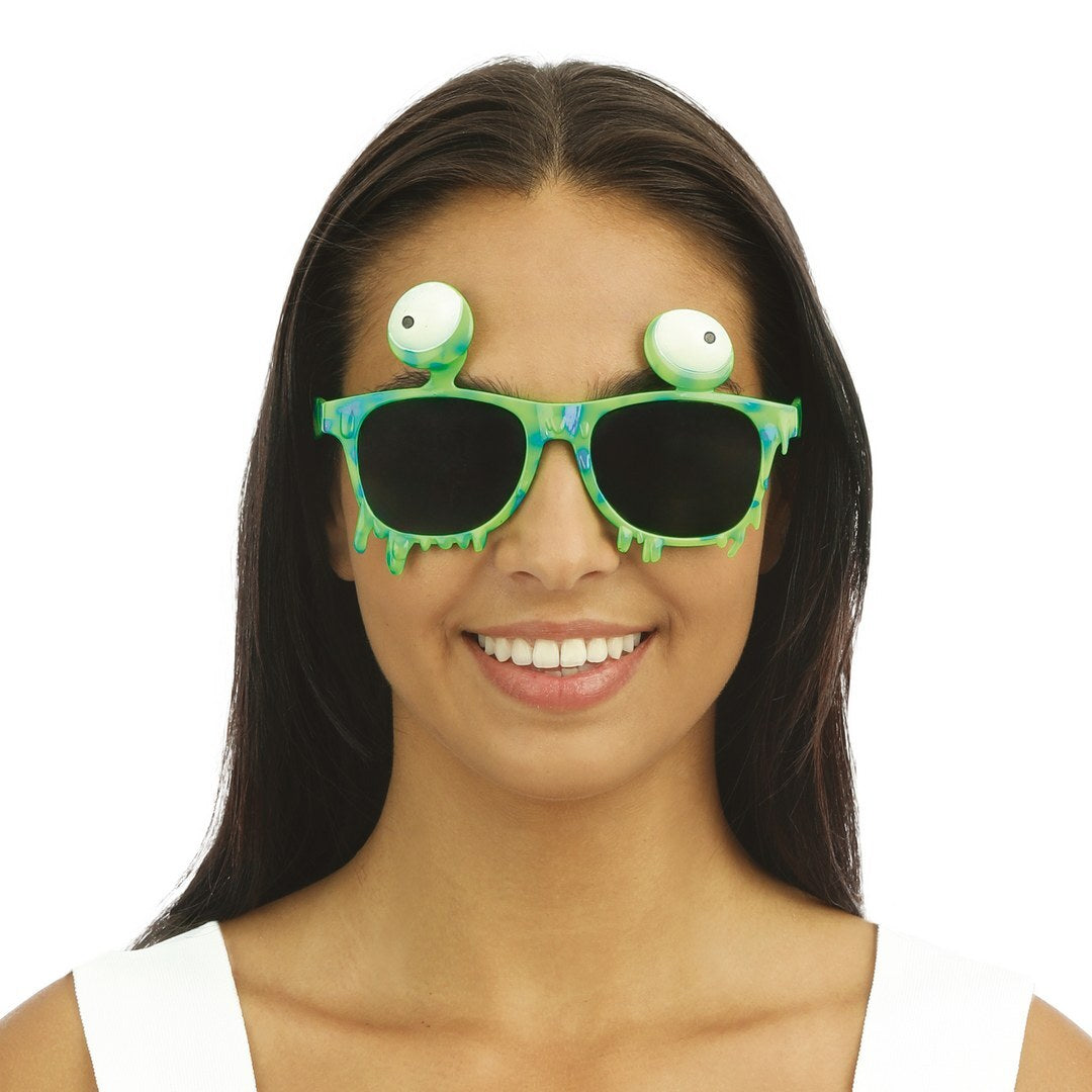 Lunettes monstre vert
