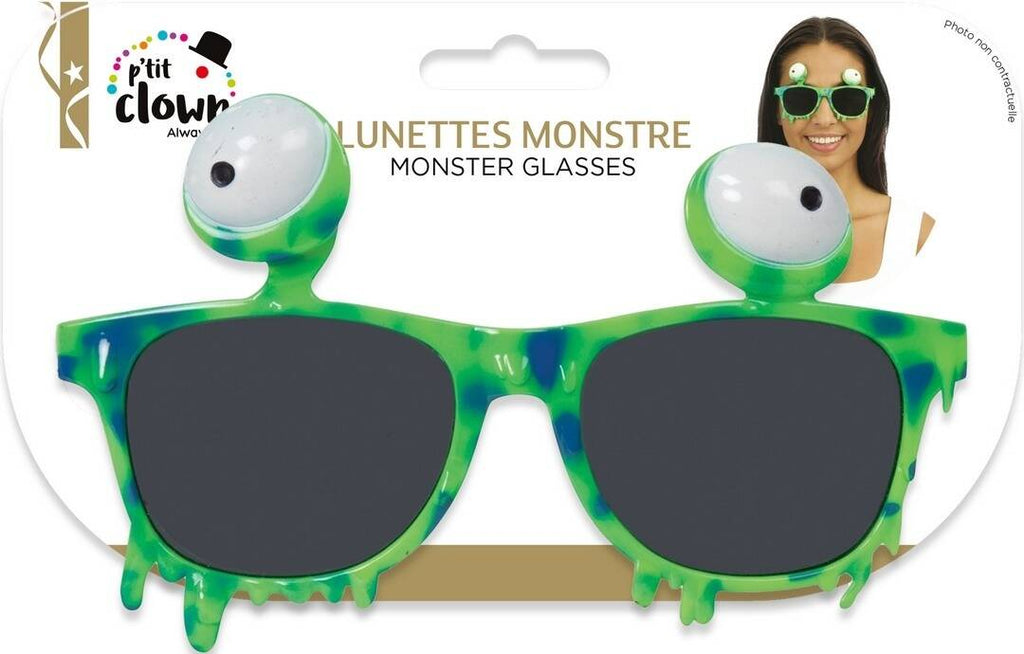 Lunettes monstre vert