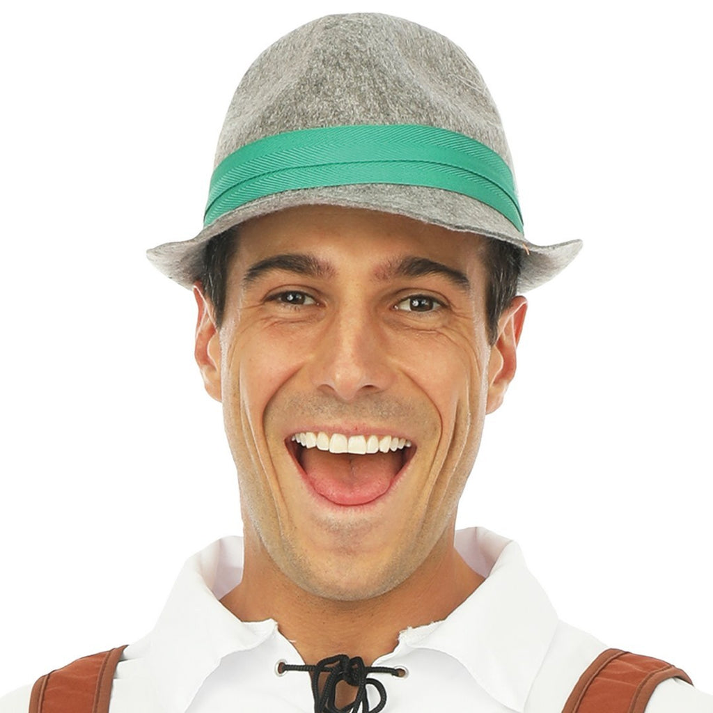 Bavarian Borsalino hat - grey - adult