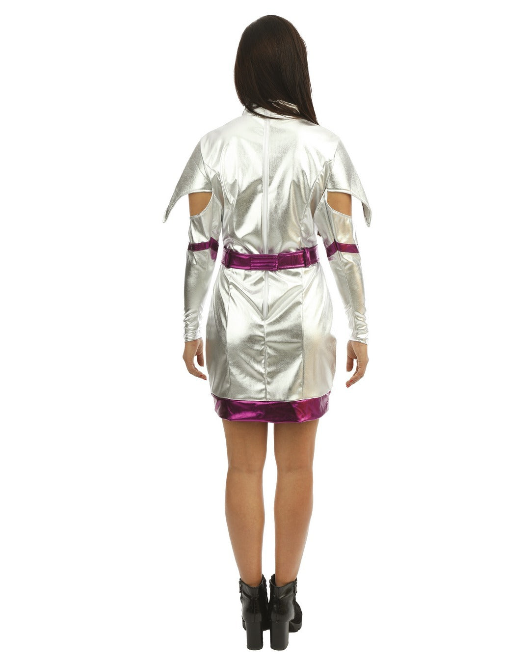 Costume futuriste - argent - femme