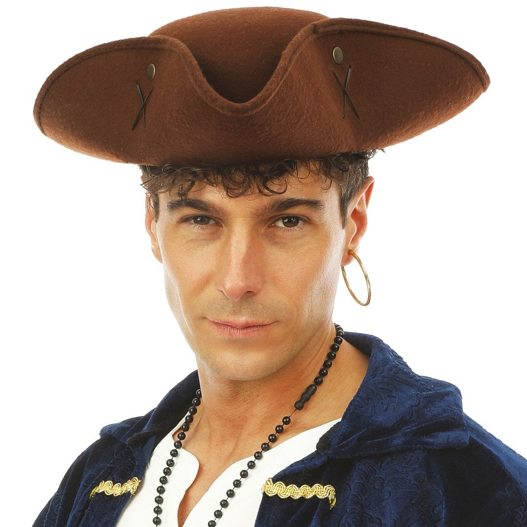 Piratenhut - Erwachsene - braun