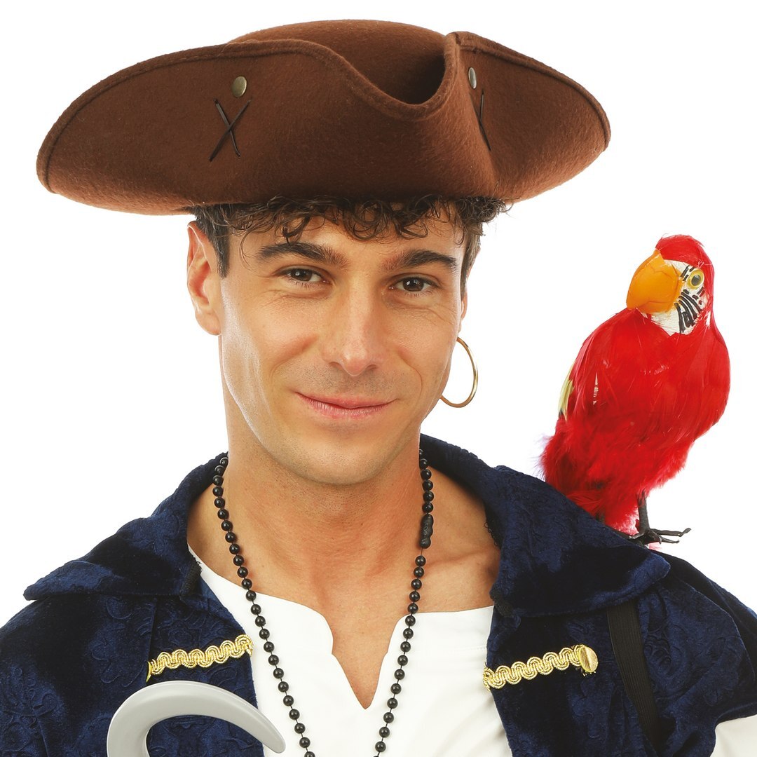 Piratenhut - Erwachsene - braun