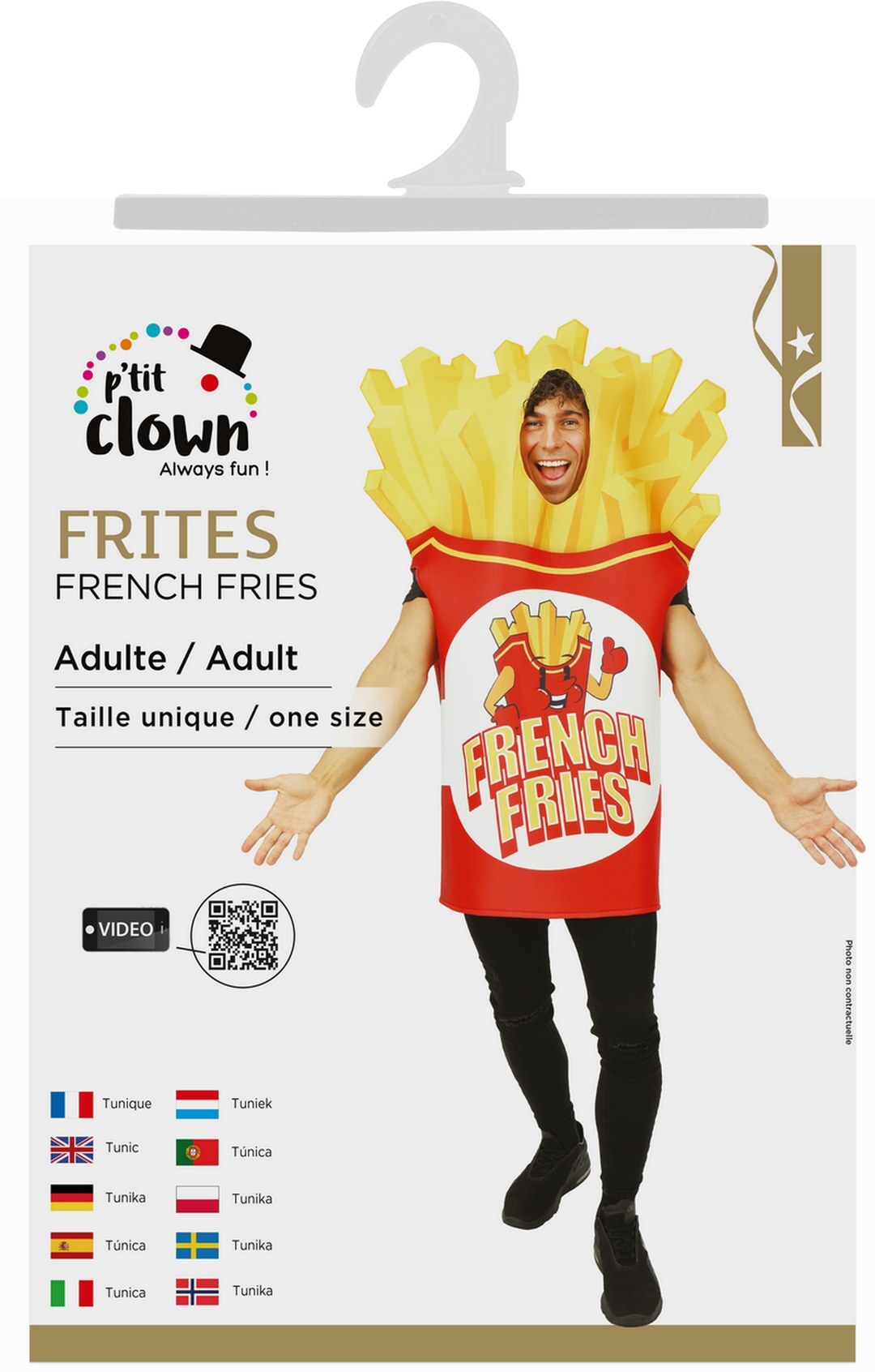 Pommes-Frites-Kostüm