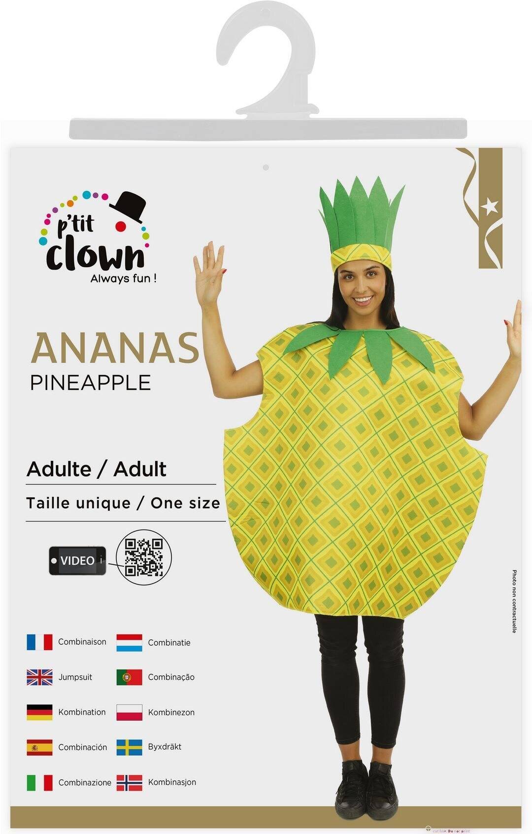 Ananas-Kostüm - Erwachsene