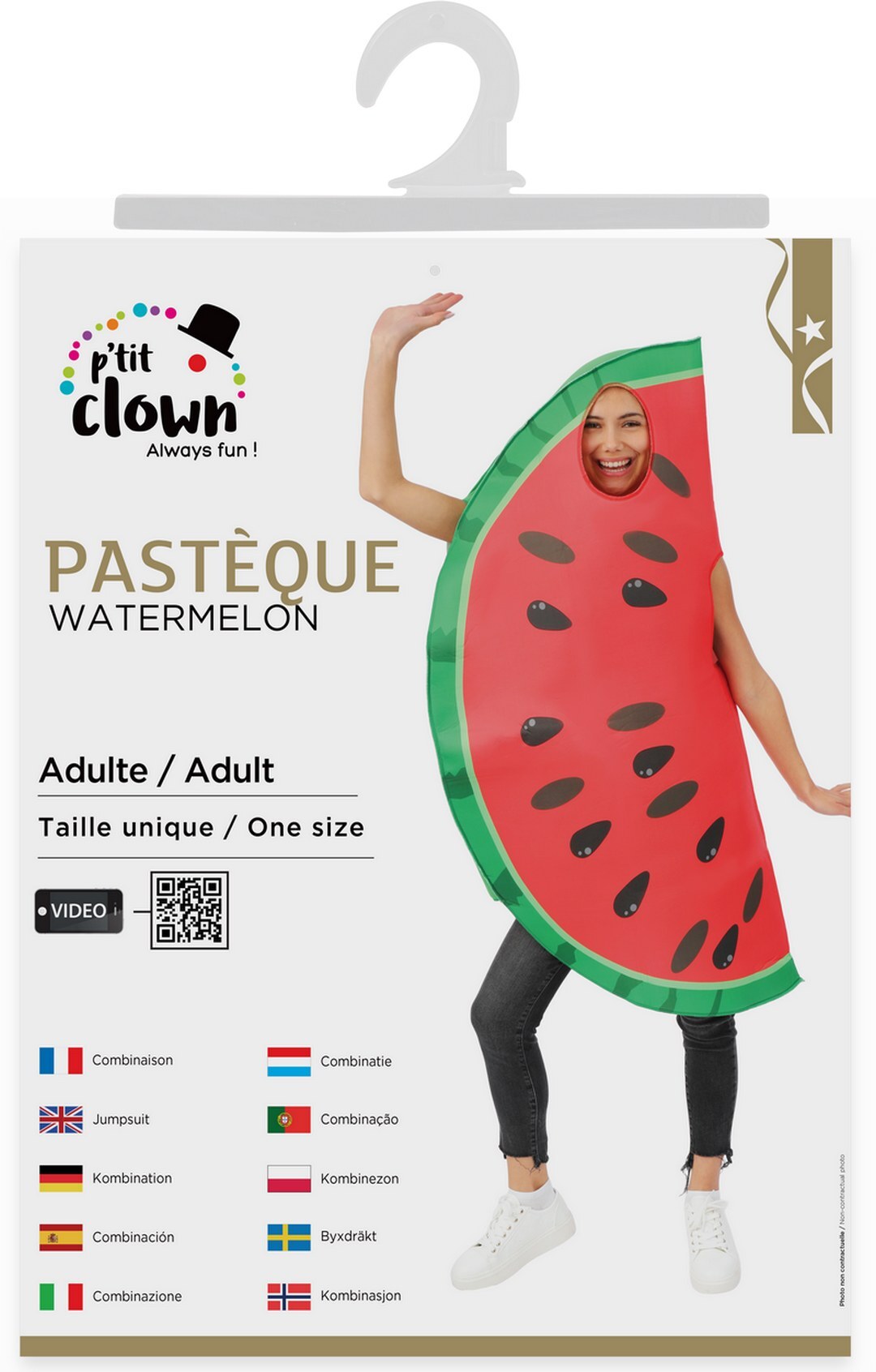 Wassermelonen-Kostüm - Erwachsene