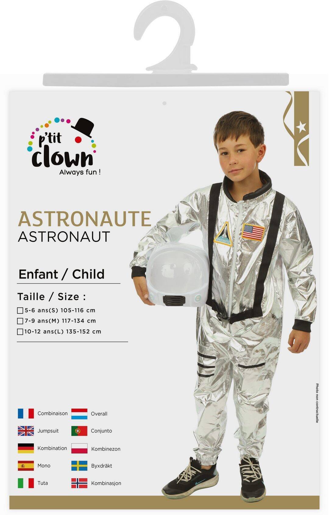 Astronautenkostüm - Silber - Kind