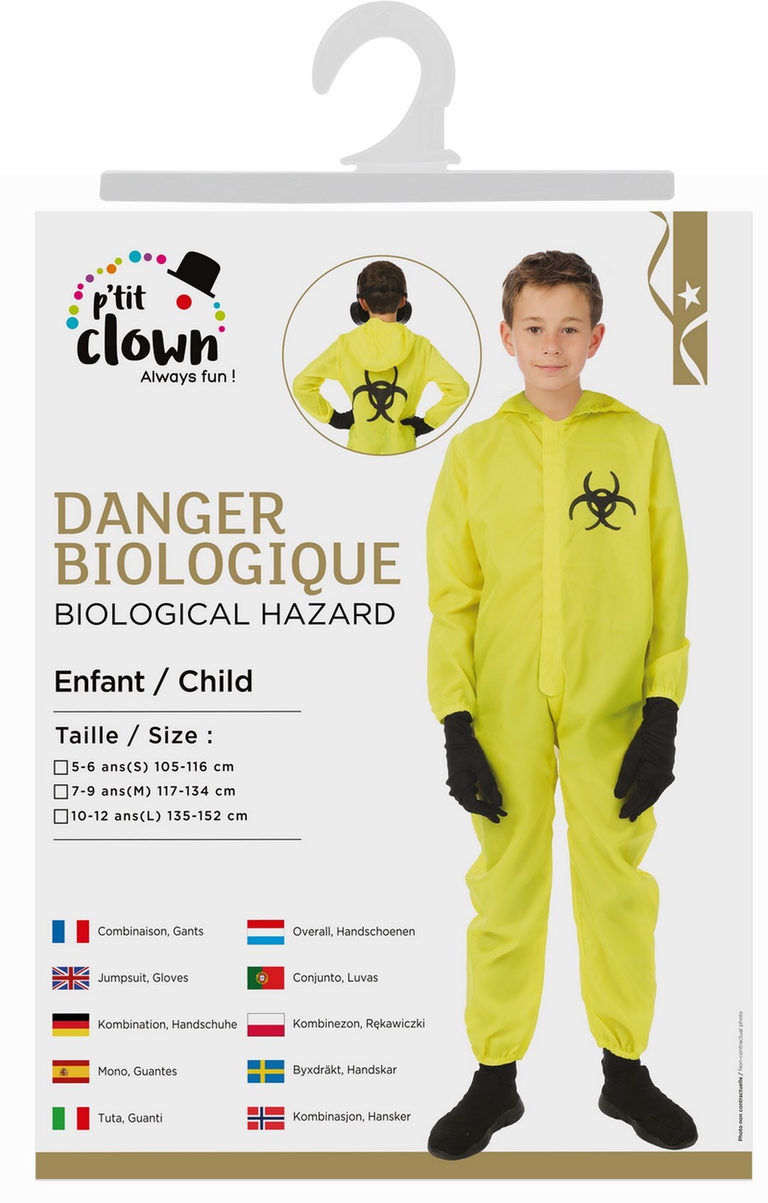 Biogefahrenkostüm – Kind