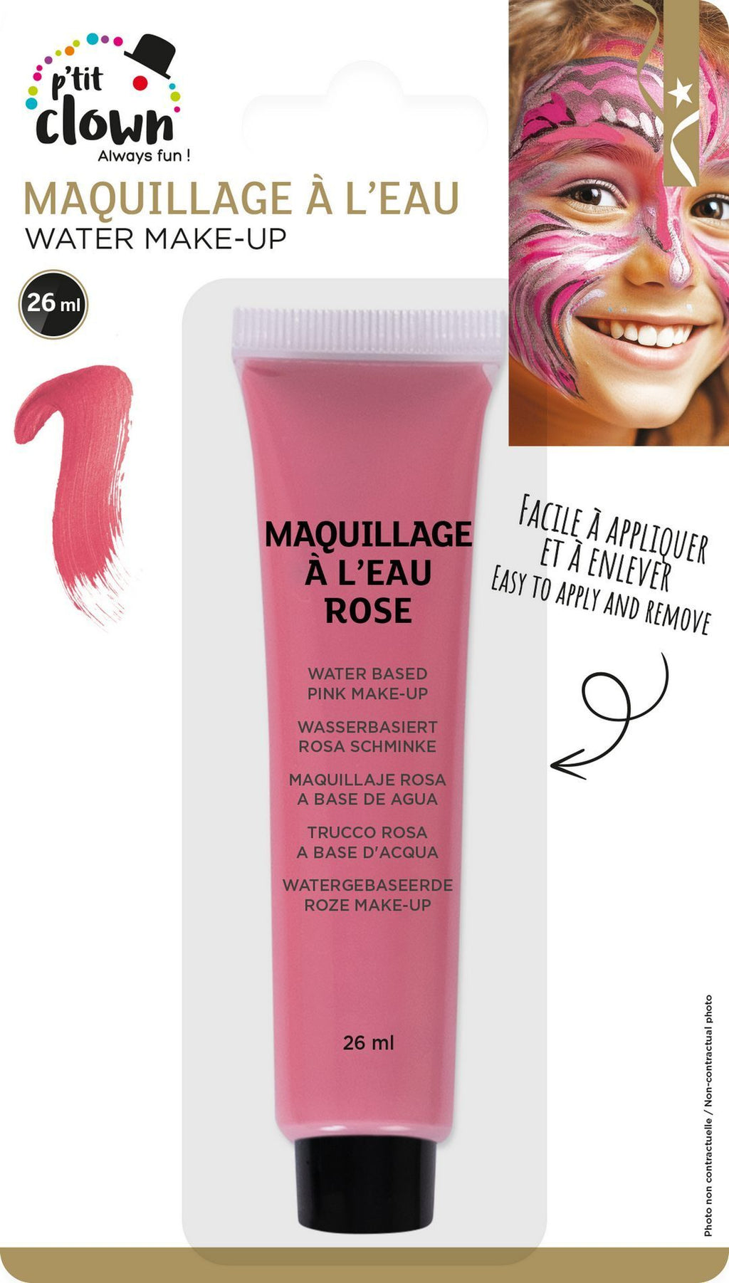 Fard à l'eau en tube - 26ml - rose
