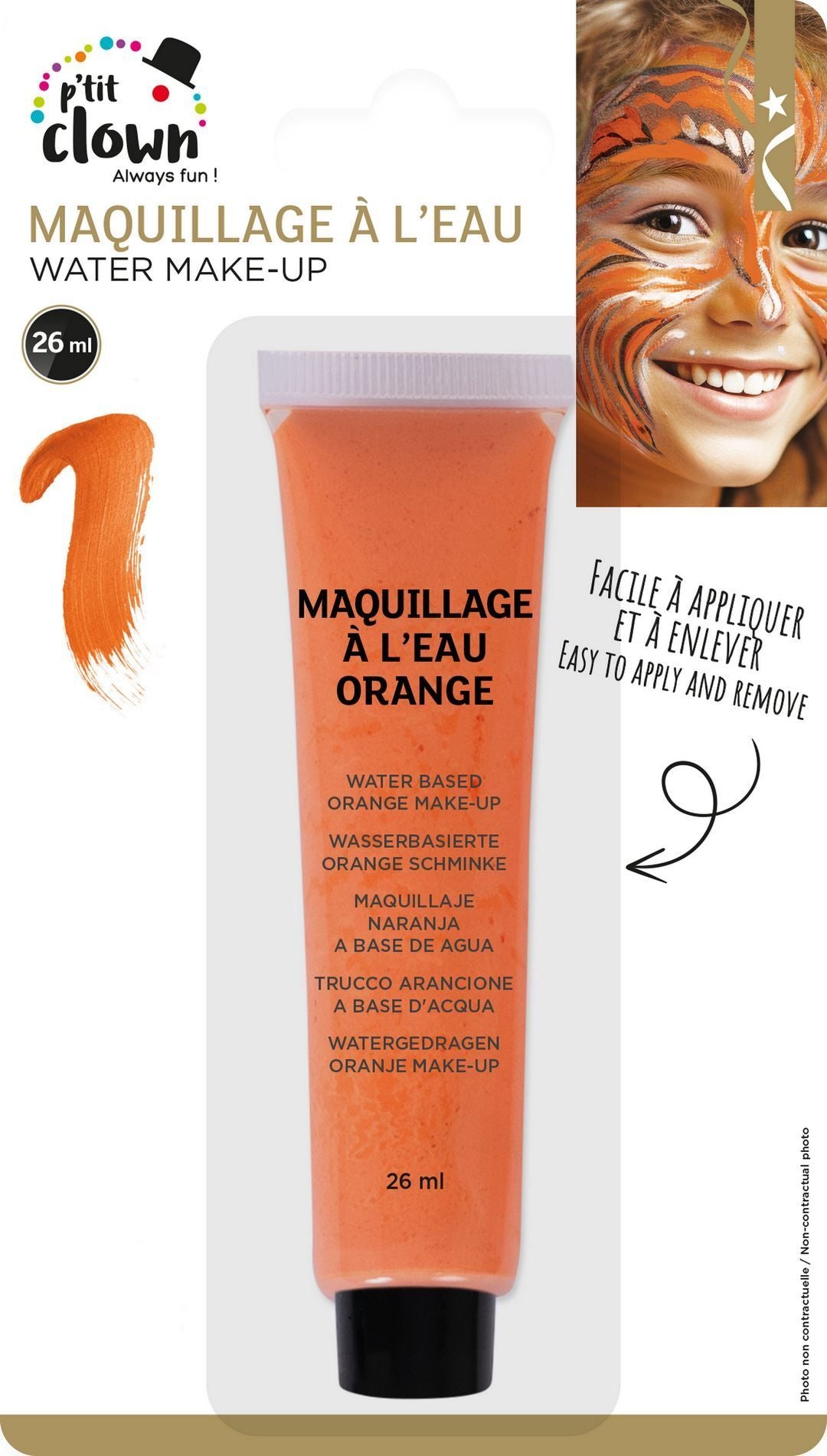 Aquarell-Schminke in der Tube – 26 ml – Orange