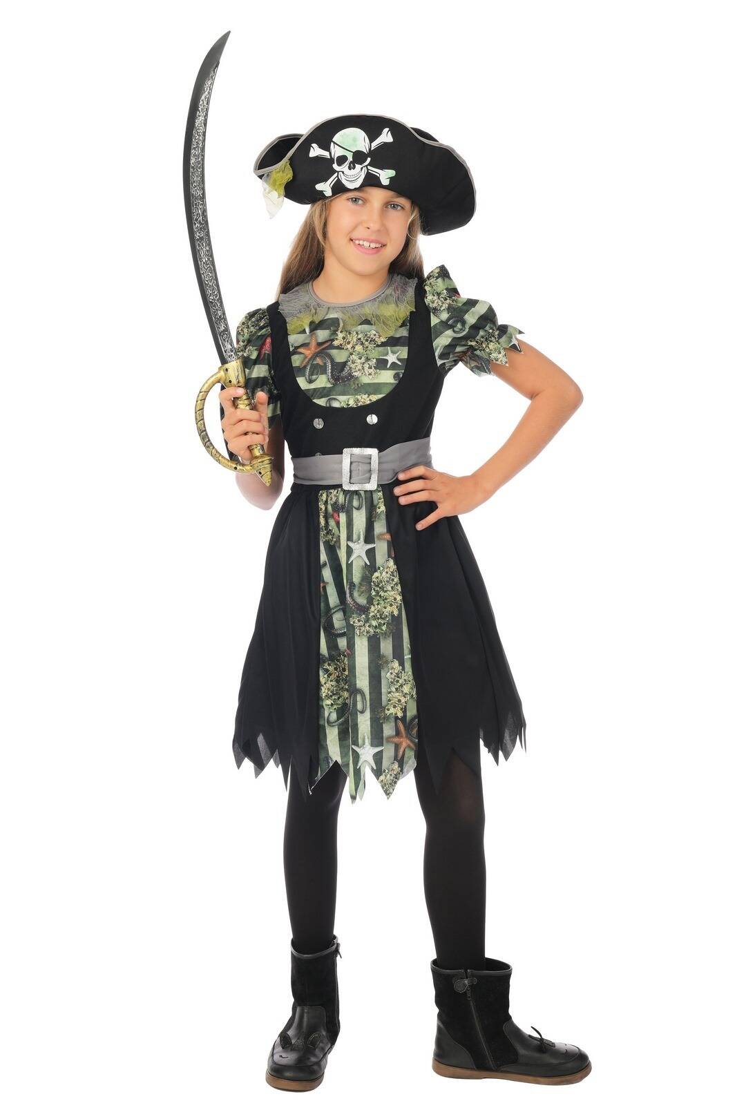 Piraten-Zombie-Kostüm – Mädchen