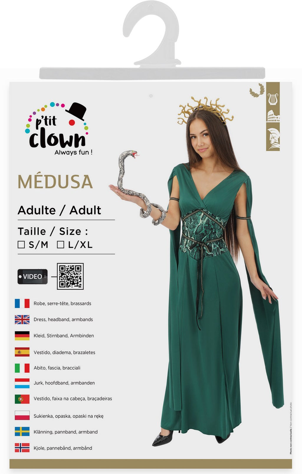 Costume Médusa - adulte