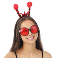 Marienkäfer-Set - Brille und Stirnband - Erwachsene