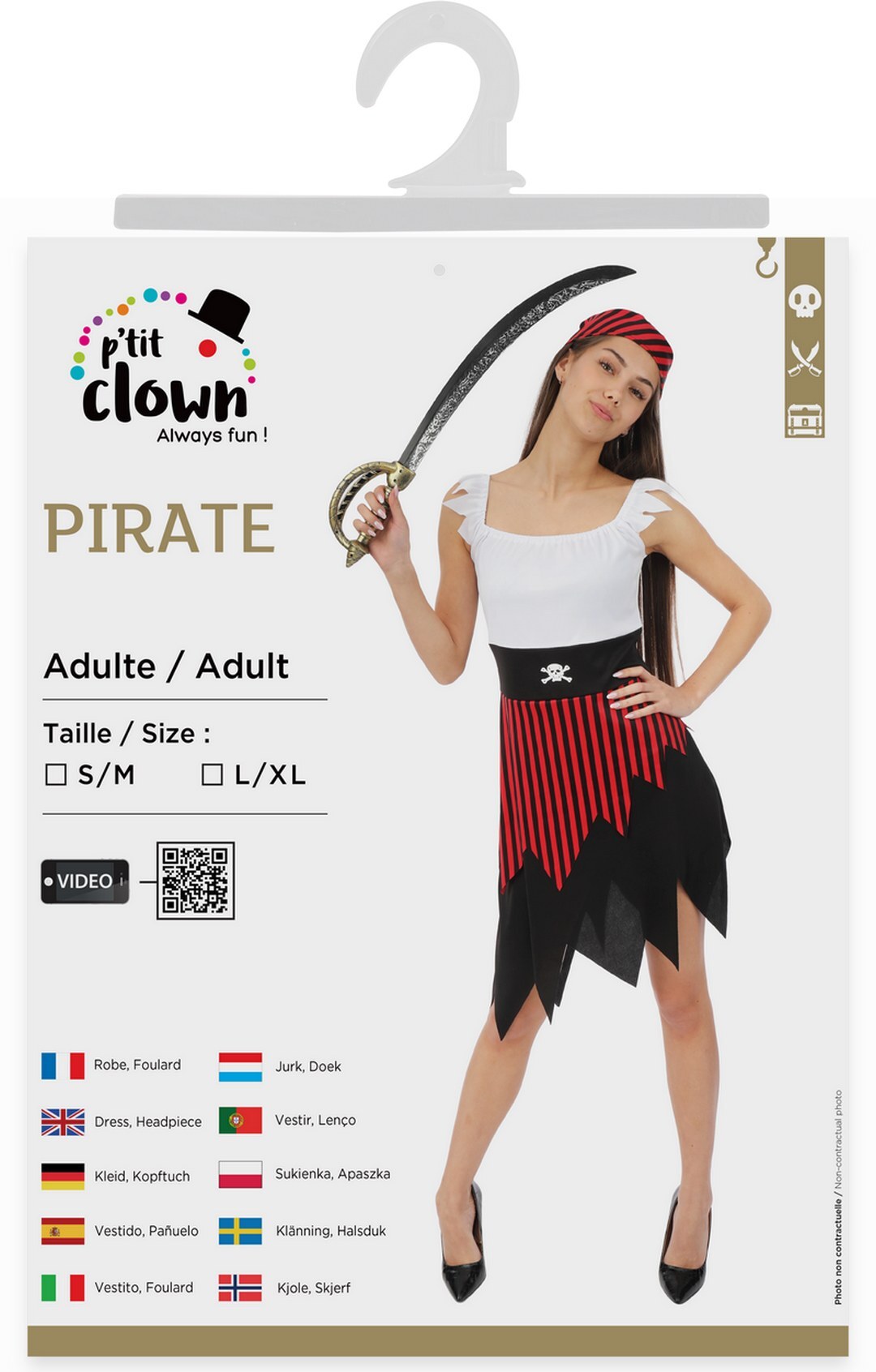 Piratenkostüm - Damen - S/M