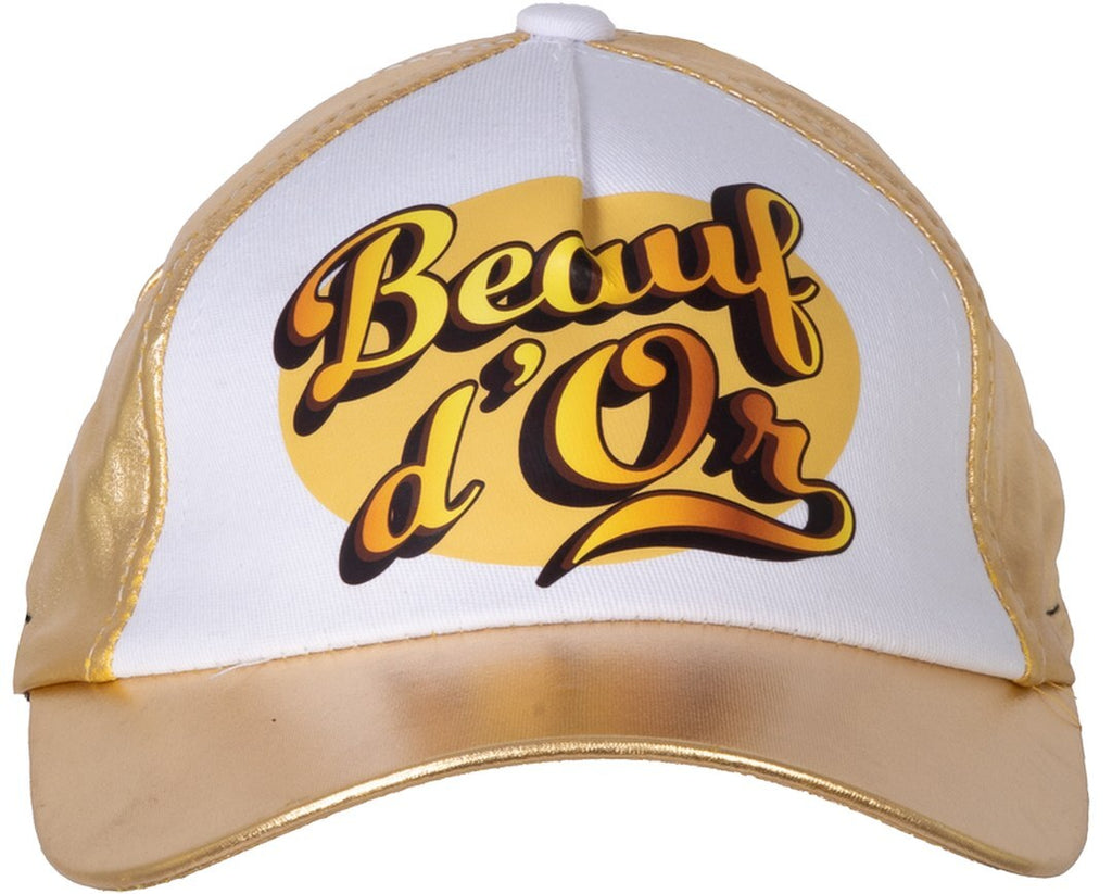 Cap mit Haaren - Goldener Proll - Erwachsene