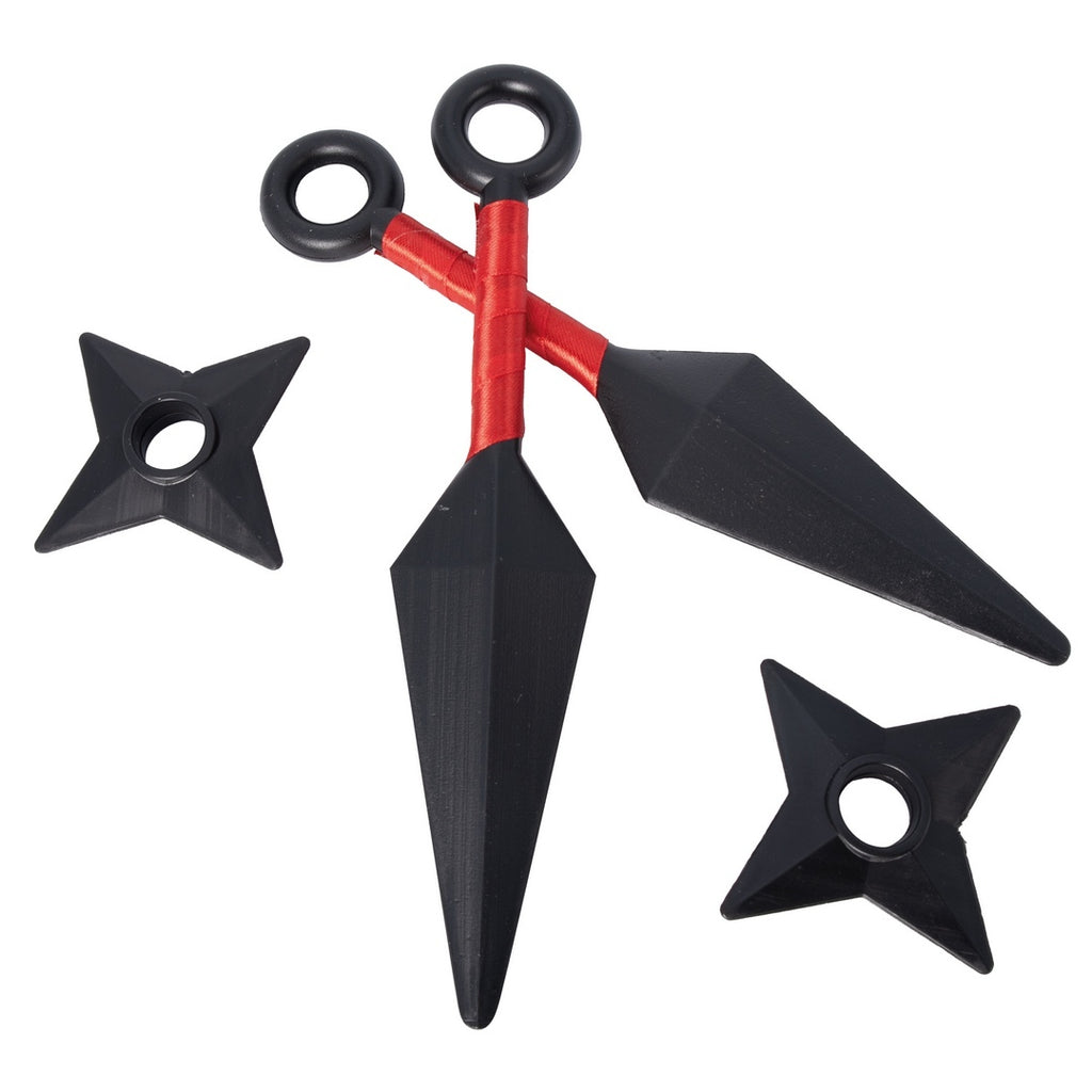 Set armes de ninja - shiruken et kunaï