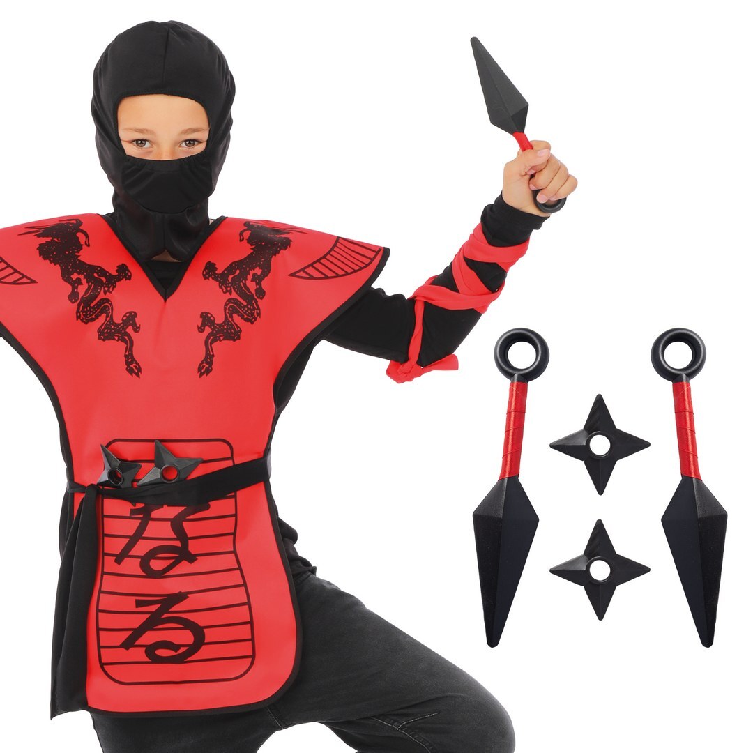 Set armes de ninja - shiruken et kunaï