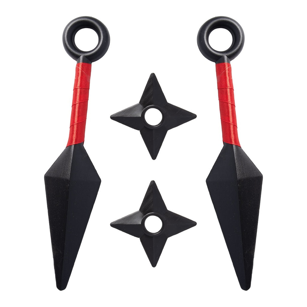 Set armes de ninja - shiruken et kunaï