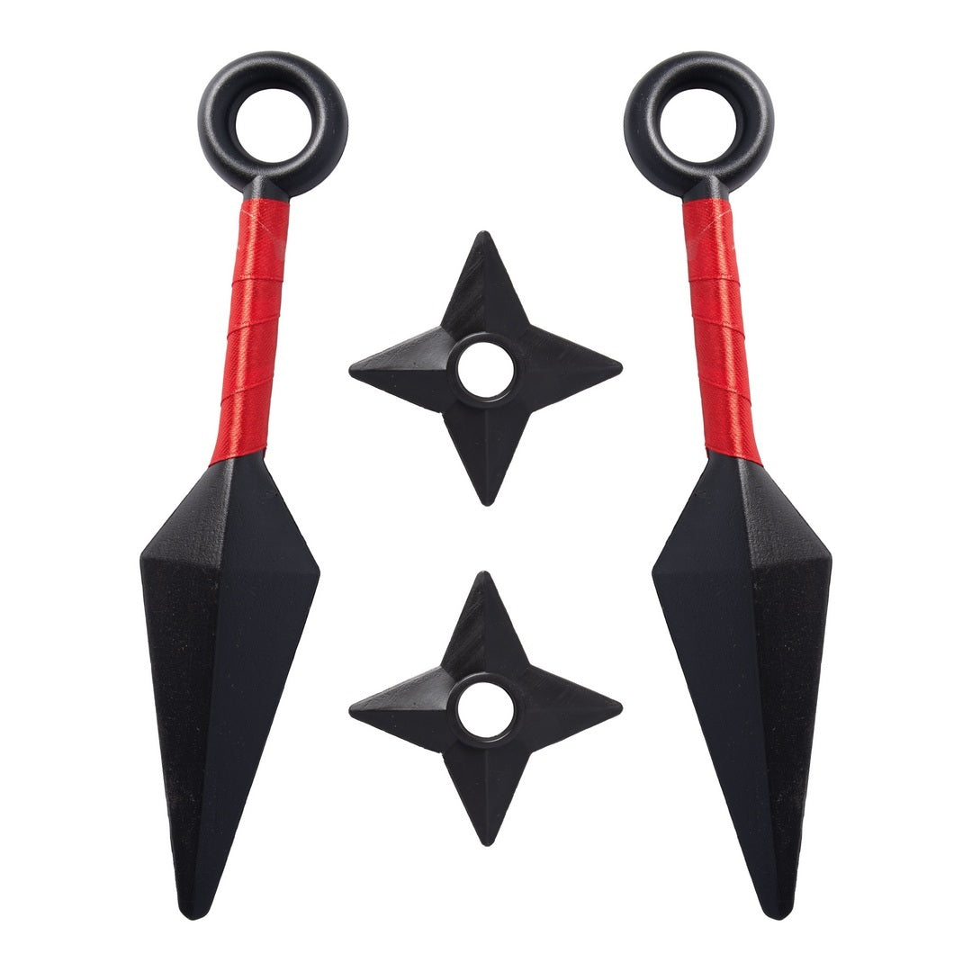 Set armes de ninja - shiruken et kunaï