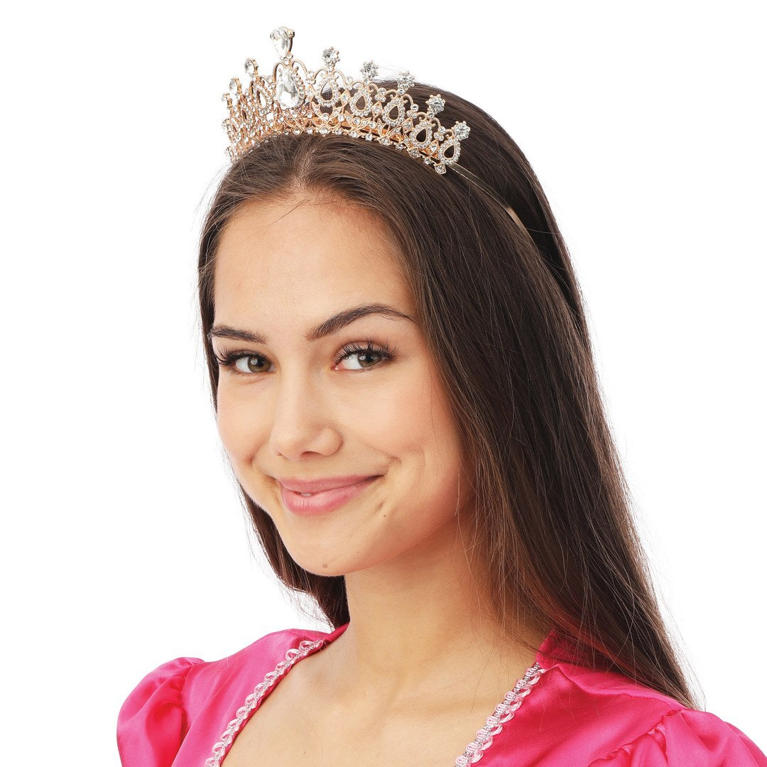 Diadem Prinzessin - Metall - Gold