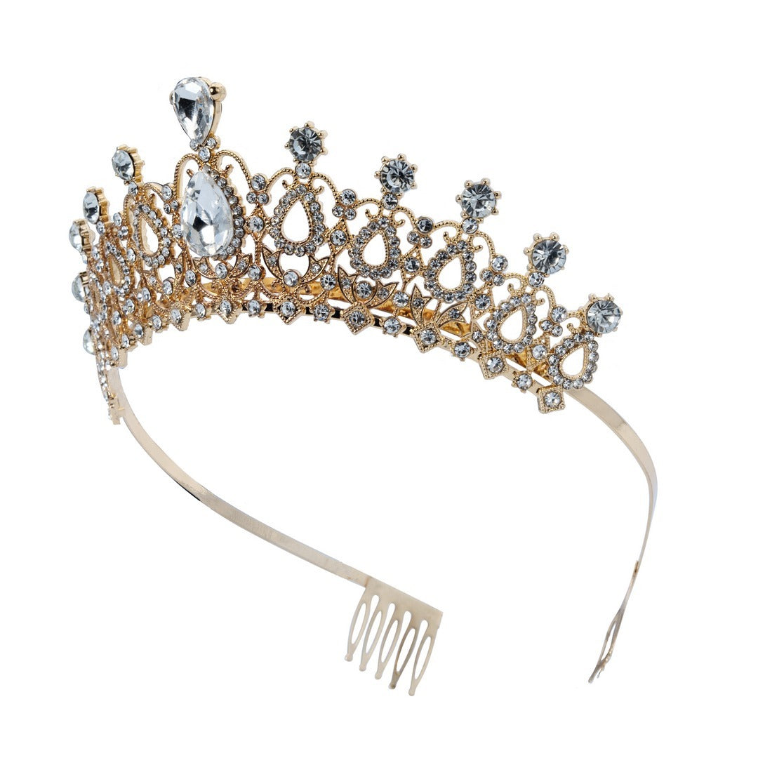 Diadem Prinzessin - Metall - Gold