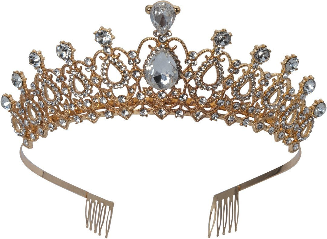 Diadem Prinzessin - Metall - Gold