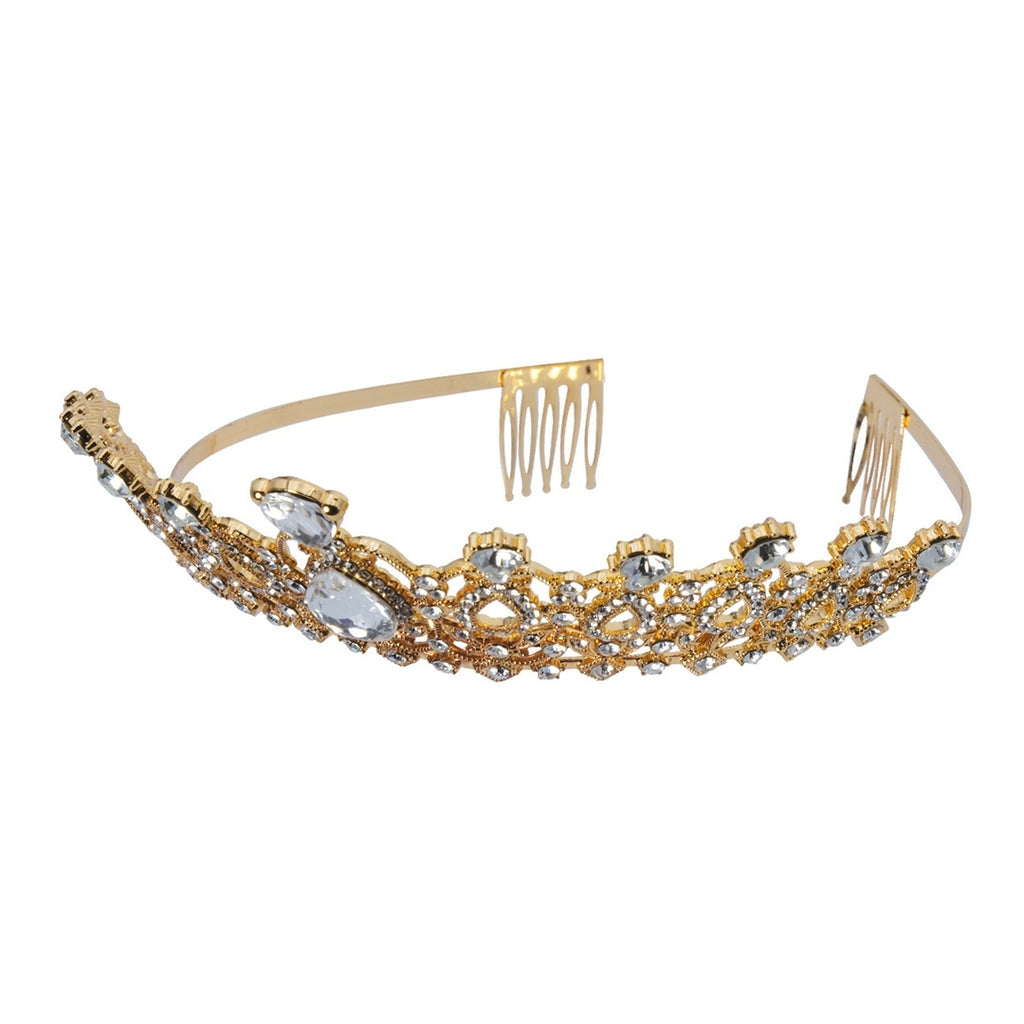 Diadème princesse - métal - or