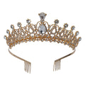 Diadème princesse - métal - or