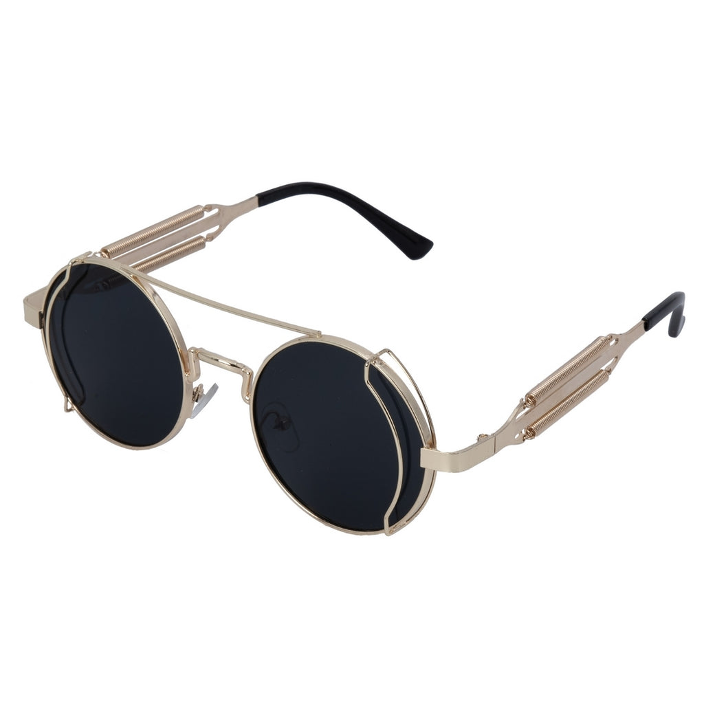 Runde Steampunk-Brille - Metallrahmen