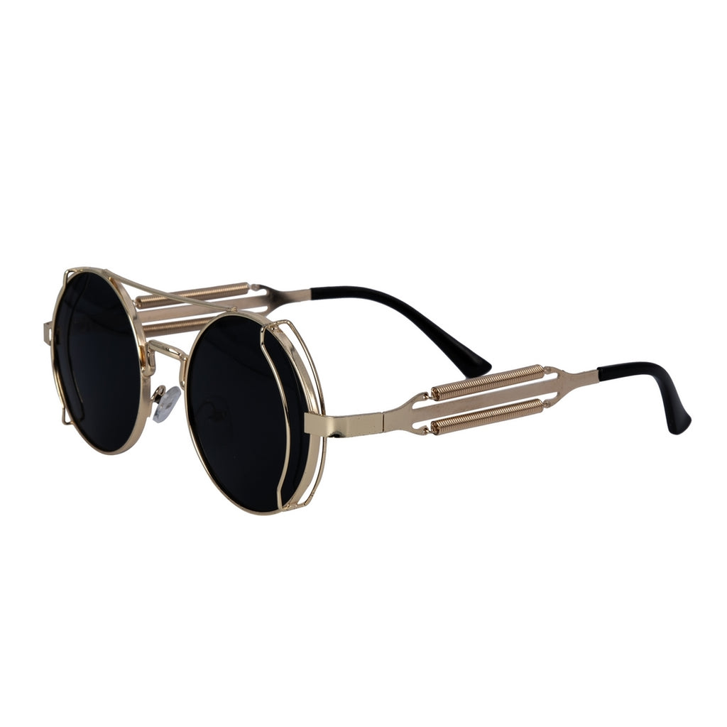 Runde Steampunk-Brille - Metallrahmen
