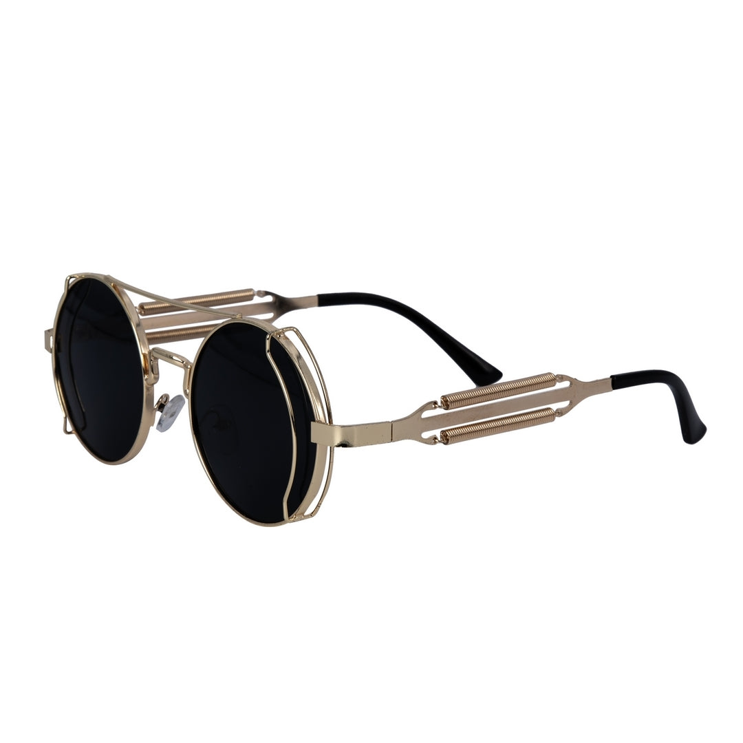 Runde Steampunk-Brille - Metallrahmen