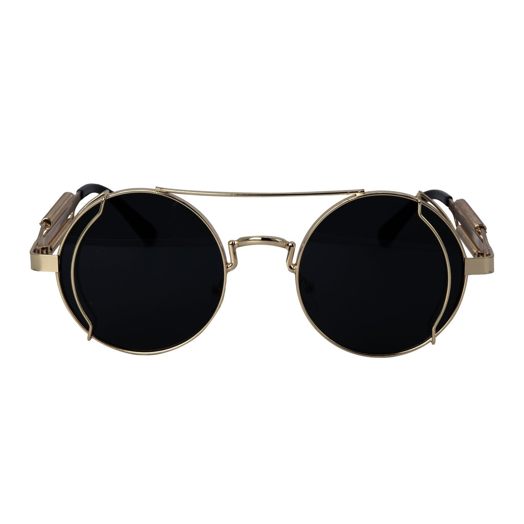Runde Steampunk-Brille - Metallrahmen