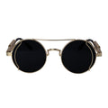 Runde Steampunk-Brille - Metallrahmen